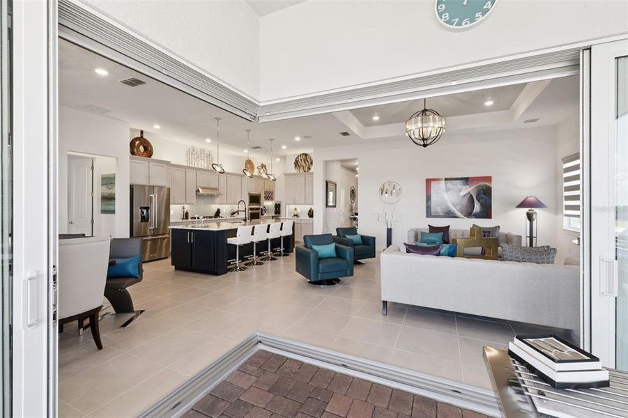 Furnished interior view inside a new home in , Minneola (Image 25).