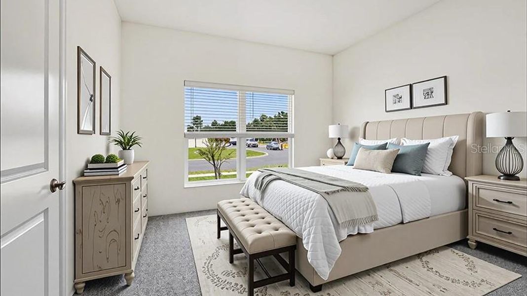 Furnished interior view inside a new home in Avalon Woods, Newberry (Image 9).