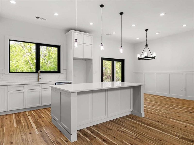 Furnished interior view inside a new home in , Flower Mound (Image 12).