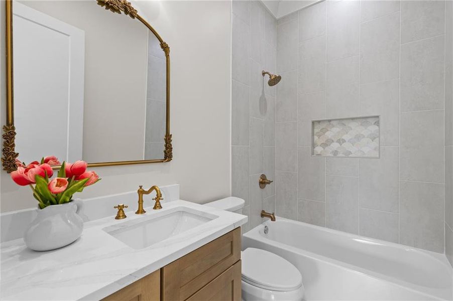 Furnished interior view inside a new home in , Dacula (Image 51).