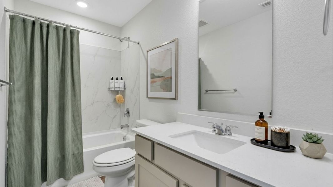 Furnished interior view inside a new home in Ellston Park, Colorado Springs (Image 13). Furnished interior view inside a new home in Ellston Park, Colorado Springs (Image 13).