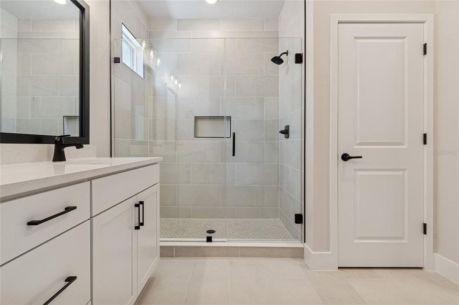 Furnished interior view inside a new home in Emerald Landing at Waterside at Lakewood Ranch – Cottage Series, Sarasota (Image 16).