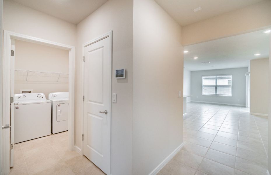 Convenient Laundry Room