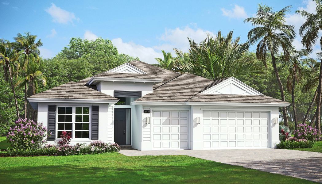 2D floor plan layout for the Seraphina 23 by GHO Homes in High Pointe, Vero Beach, FL (Image 51). 2D floor plan layout for the Seraphina 23 by GHO Homes in High Pointe, Vero Beach, FL (Image 51).