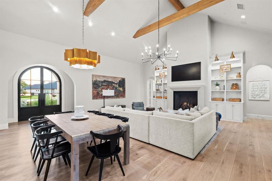 Furnished interior view inside a new home in , Copper Canyon (Image 10). Furnished interior view inside a new home in , Copper Canyon (Image 10).