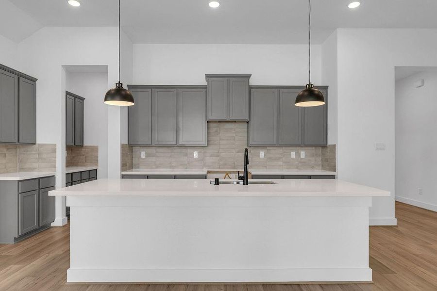 Large kitchen island with plenty of cabinet space-representative Large kitchen island with plenty of cabinet space-representative