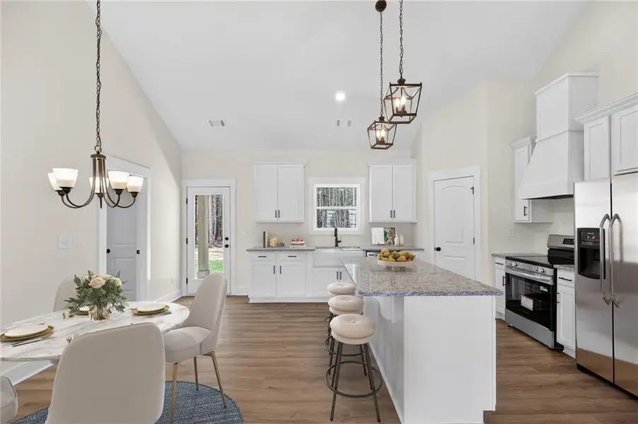 Furnished interior view inside a new home in , Rockmart (Image 7).