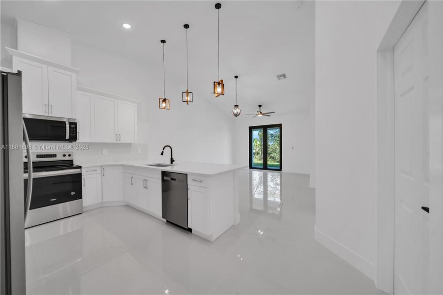 Furnished interior view inside a new home in , Lehigh Acres (Image 8).