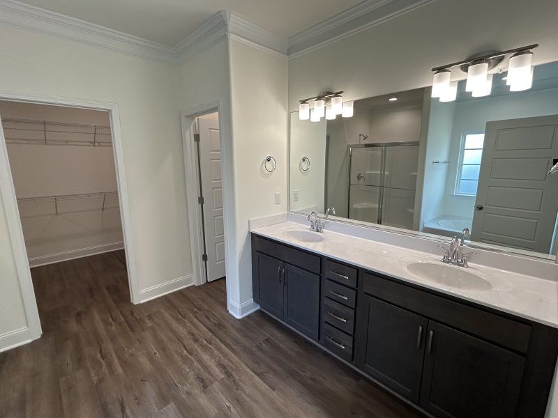 Furnished interior view inside a new home in Miller's Reserve, Winston-Salem (Image 8).