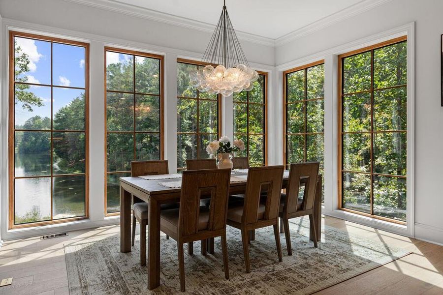 Furnished interior view inside a new home in , Ellijay (Image 9).