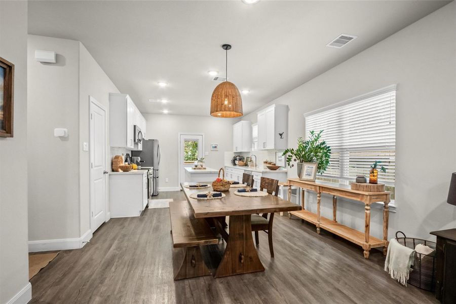 Furnished interior view inside a new home in , Conroe (Image 33).