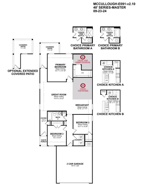 2D floor plan layout of this home in Sorella: Signature Collection, Tomball, TX (Image 4).
