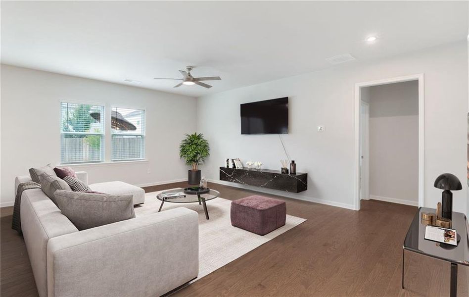 Furnished interior view inside a new home in , McDonough (Image 6).