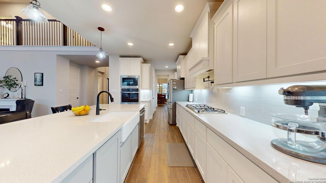 Furnished interior view inside a new home in Weston Oaks 55', San Antonio (Image 40).