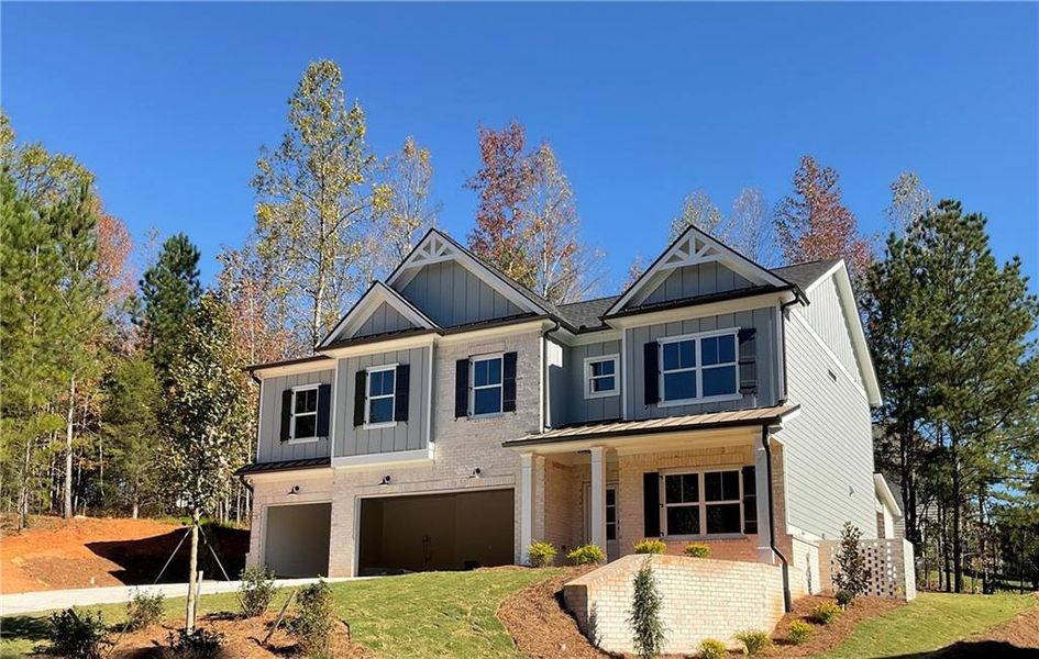 Front exterior of a new home in , Jefferson, GA, highlighting curb appeal (Image 2).
