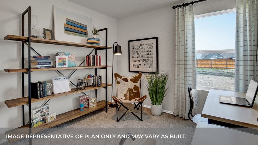 Representative furnished interior of a home built from the The Lakeway by D.R. Horton in Bollinger, Maxwell (Image 9).