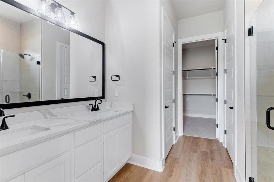 Furnished interior view inside a new home in , Marble Falls (Image 12).