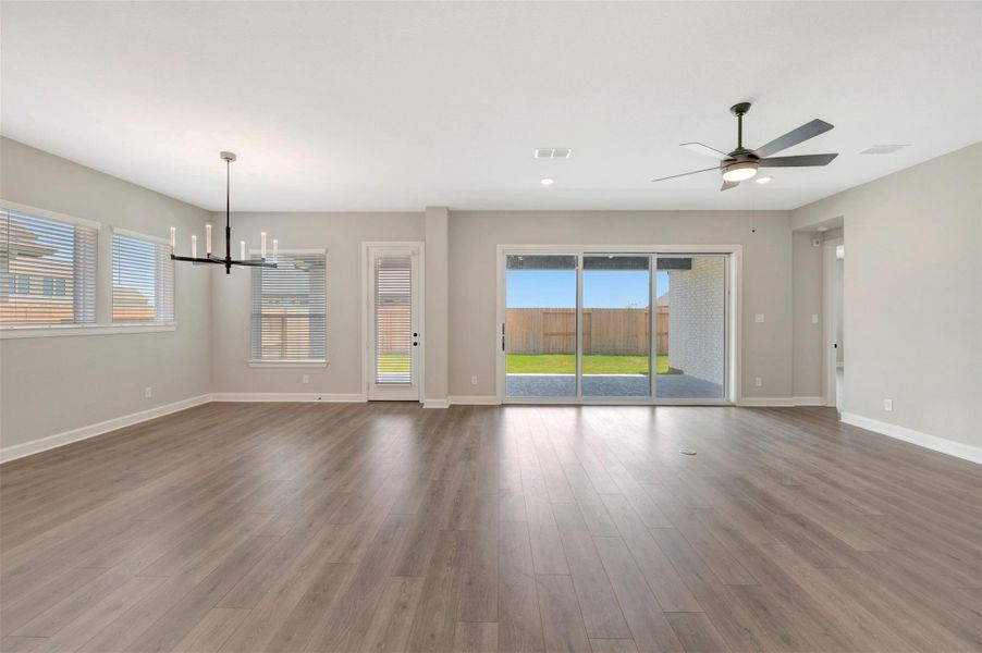 Spacious, unfurnished interior of a new home in Riceland - Summit Collection, Mont Belvieu (Image 16). Spacious, unfurnished interior of a new home in Riceland - Summit Collection, Mont Belvieu (Image 16).