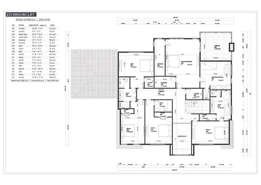 2D floor plan layout of this home in , Marietta, GA (Image 6).