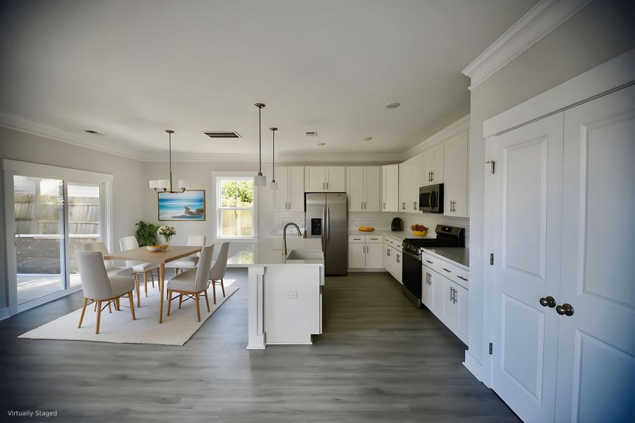 Furnished interior view inside a new home in , North Charleston (Image 13).