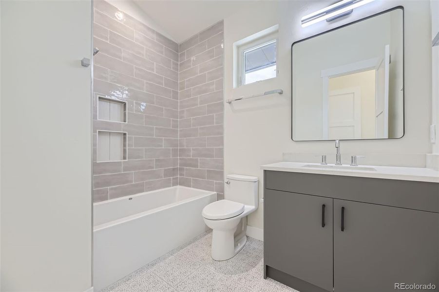 Furnished interior view inside a new home in , Denver (Image 20).