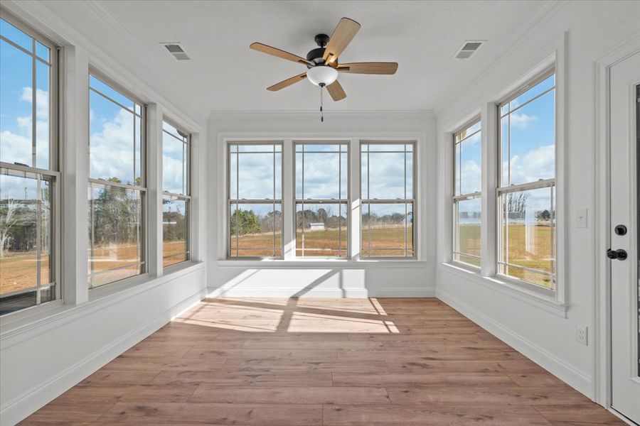 Representative unfurnished interior of a home built from the Converse by Enchanted Homes in Lonesome Dove, San Antonio (Image 17).