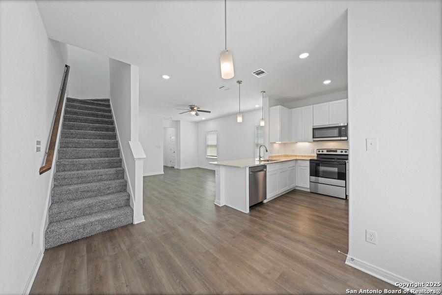 Furnished interior view inside a new home in The Preserve at Candlemeadow, San Antonio (Image 12).