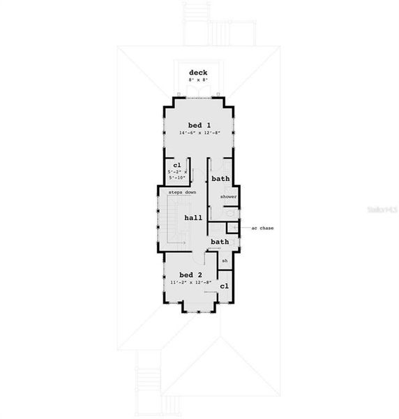 2D floor plan layout of this home in , Ponce Inlet, FL (Image 4). 2D floor plan layout of this home in , Ponce Inlet, FL (Image 4).