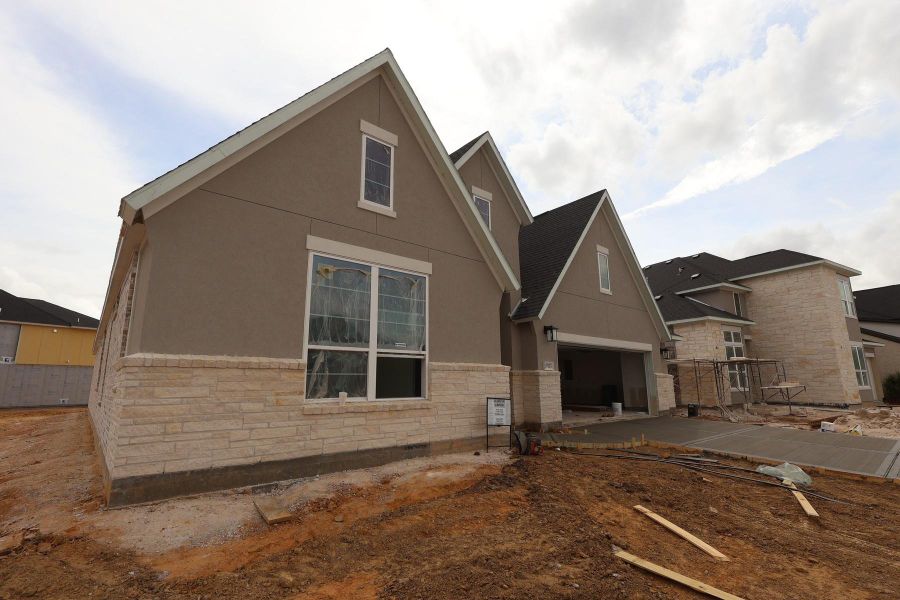 In-progress construction of a new home in Dunham Pointe, Cypress, TX (Image 15).
