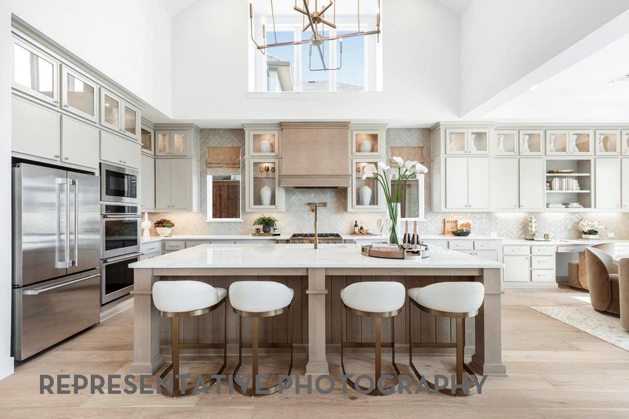 Furnished interior view inside a new home in Parkside On The River, Georgetown (Image 15).