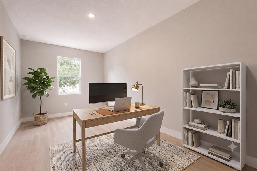 21 - Bedroom 5 - Office Staged