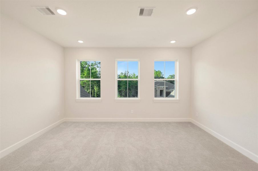 Another view of game room with great windows for light!