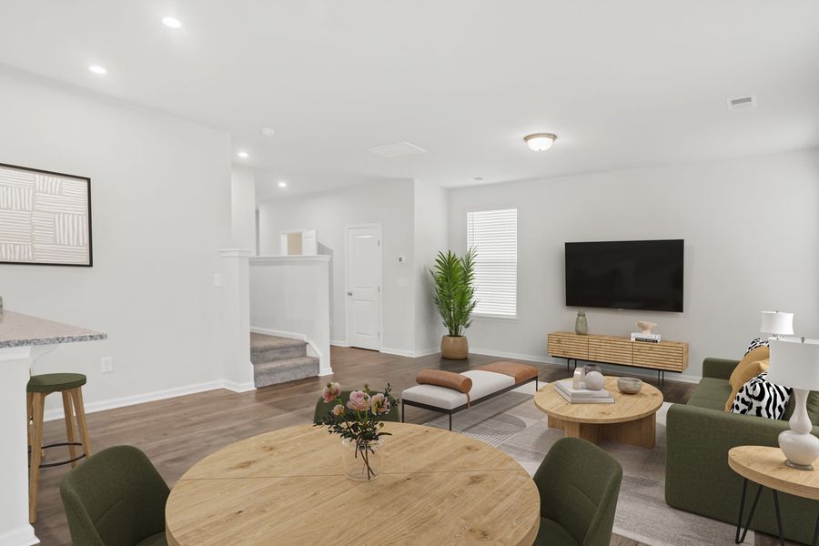 Representative furnished interior of a home built from the The Coles by Stanley Martin Homes in Bridgeport Single Family Homes, Greenville (Image 12).