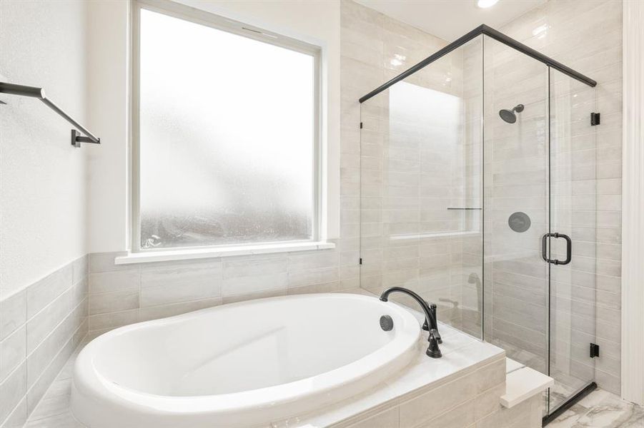 Furnished interior view inside a new home in Windsong Ranch Classic 61, Prosper (Image 14).