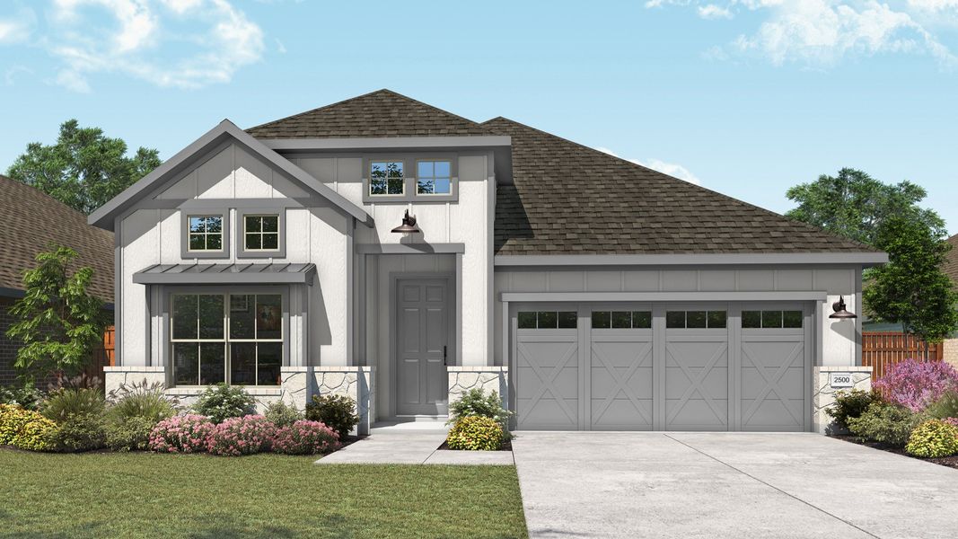 Modern single-family home design in residential architecture