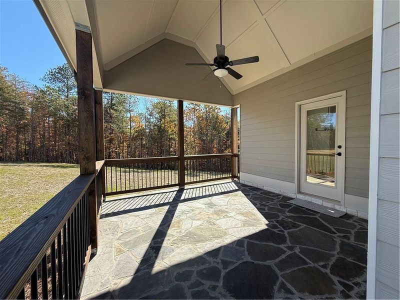 Exterior details and patio area of a home in , Waleska (Image 26).