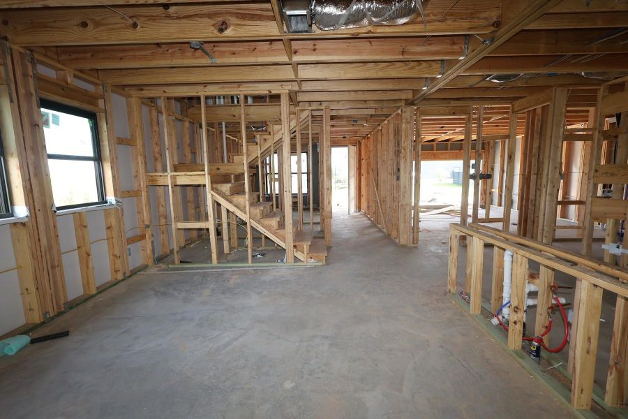 In-progress construction of a new home in Austin Point - Terrace Collection, Richmond, TX (Image 13).