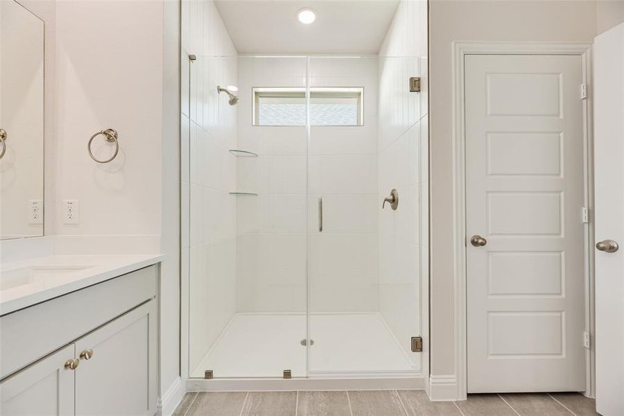 Furnished interior view inside a new home in Villages of Hurricane Creek, Anna (Image 12). Furnished interior view inside a new home in Villages of Hurricane Creek, Anna (Image 12).