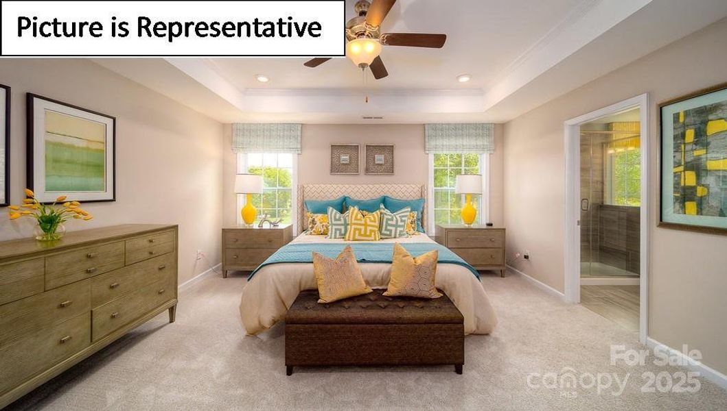 Furnished interior view inside a new home in Sylvan Creek, Denver (Image 29).