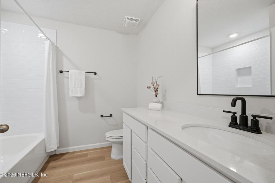 Furnished interior view inside a new home in , Jacksonville (Image 20).