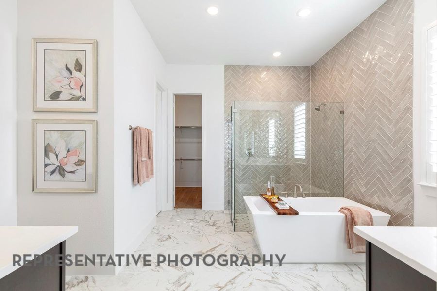 Furnished interior view inside a new home in Flora, Hutto (Image 21).