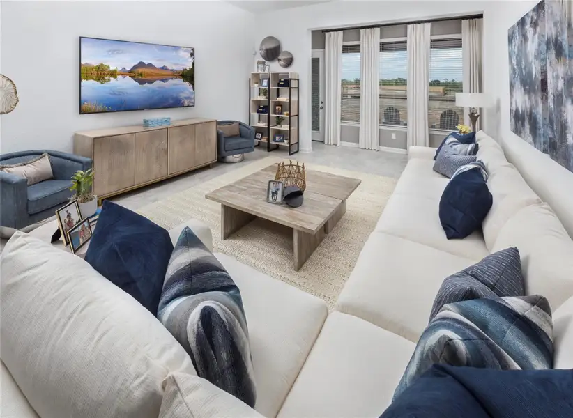 Furnished interior view inside a new home in Anniston, Katy (Image 7).