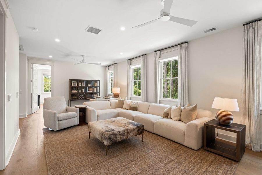 Furnished interior view inside a new home in , Johns Island (Image 38). Furnished interior view inside a new home in , Johns Island (Image 38).