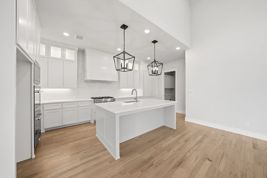 Furnished interior view inside a new home in Park Place - 80' Lots, Prosper (Image 7). Furnished interior view inside a new home in Park Place - 80' Lots, Prosper (Image 7).