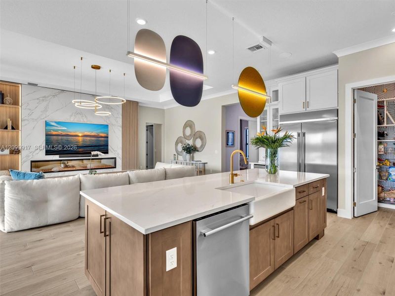 Furnished interior view inside a new home in , Davie (Image 5).