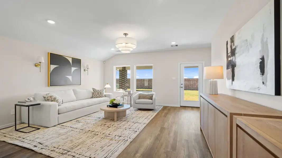 Furnished interior view inside a new home in Sunterra Lakes, Brookshire (Image 24).