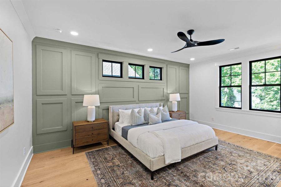 Furnished interior view inside a new home in , Charlotte (Image 19).