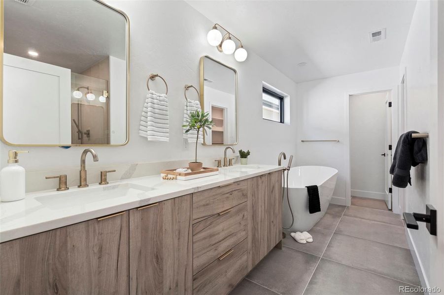 Primary suite bathroom