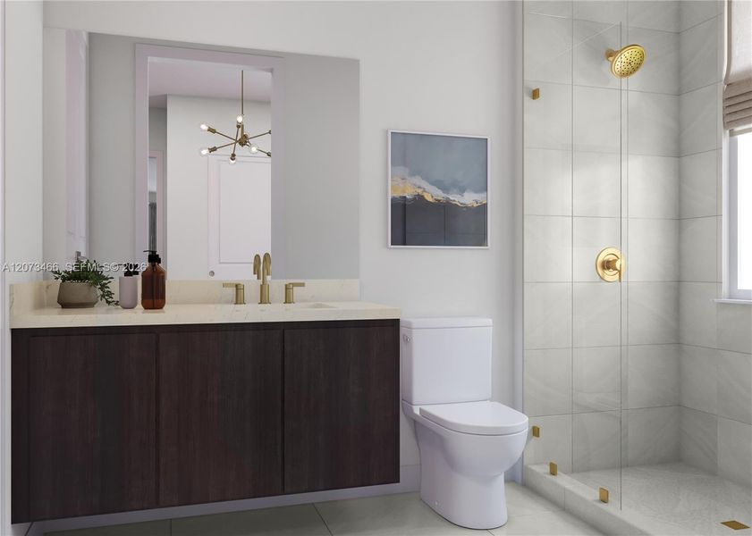 Next Gen® SuiteIncluded in the Next Gen® suite is a convenient full bathroom.