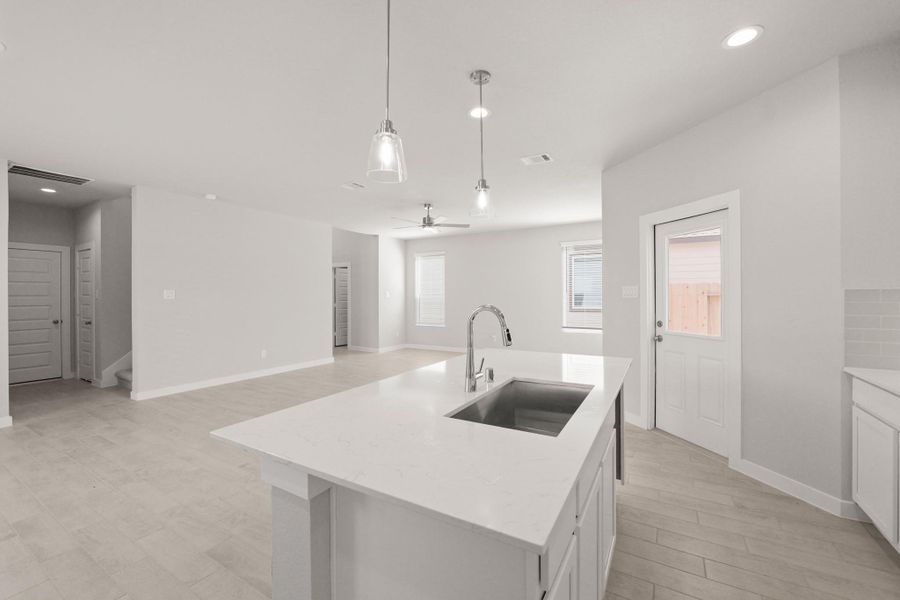 Furnished interior view inside a new home in Cypresswood Landing, Humble (Image 12).